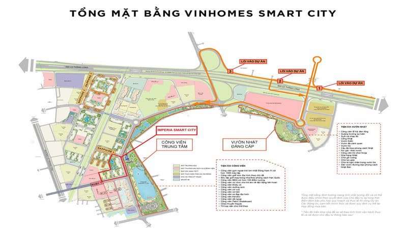 Mặt Bằng Vinhome Smart City Tất Cả Những Gì Bạn Cần Biết